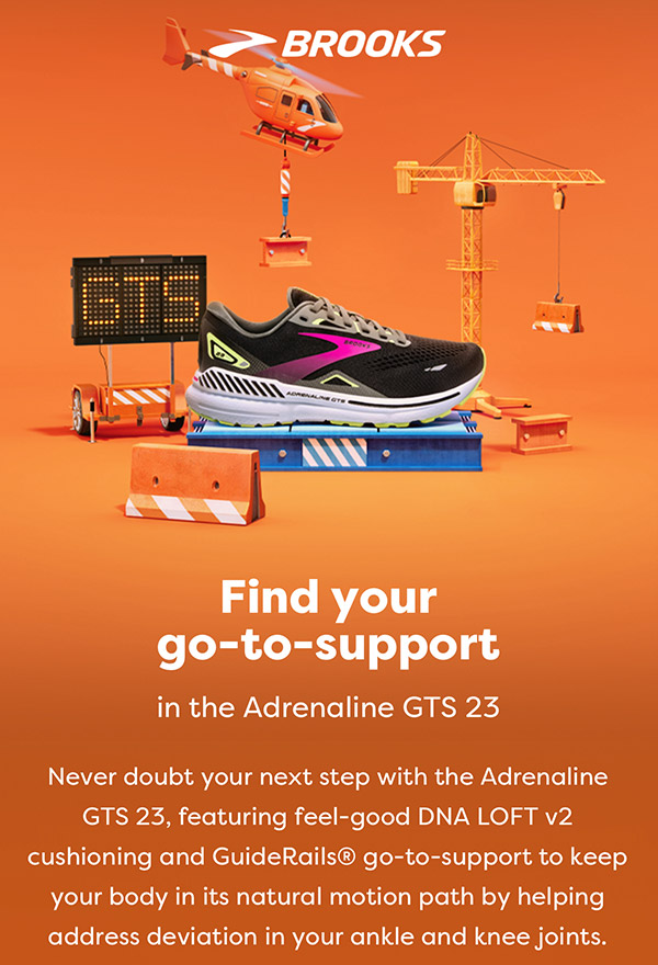 Find your gotosupport with Brooks. Peltz Shoes